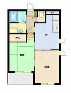 グレース喜泉【4-C号室】の間取り