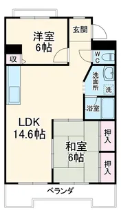 メゾン・シャン・ビラージ【4階】の間取り