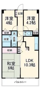 マ・メゾン寿【6階】の間取り