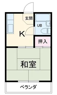 富田ハイツ【302号室】の間取り
