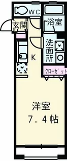 アートミルレ自由が丘【2階】の間取り