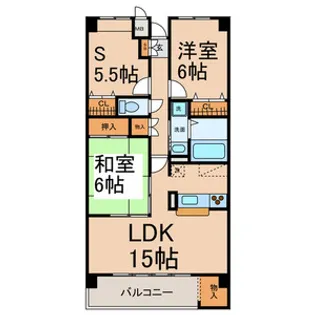 セント・アロマ【6階】の間取り