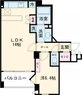 コンフォリア碑文谷【1階】の間取り