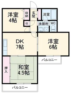 秋本マンション【2階】の間取り