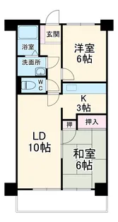 ウエストヒルズマルカ【102号室】の間取り