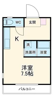 天野ビル【202号室】の間取り