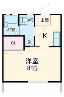 ラフォーレ新屋敷【2階】の間取り
