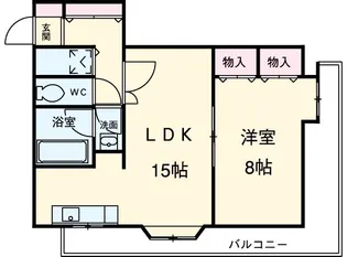 コンフォートテラス【2階】の間取り