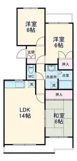 ヴィラ小鷹野【3階】の間取り
