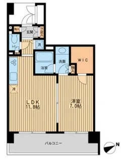 HF若林公園レジデンス【3階】の間取り
