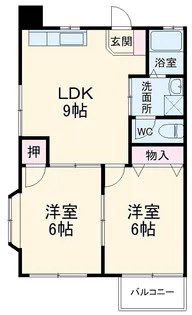 エクセランス木曽川【2階】の間取り