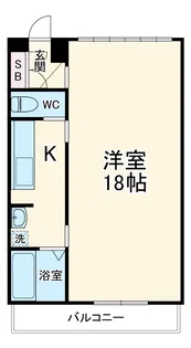 Cote d'Azul【8A号室】の間取り