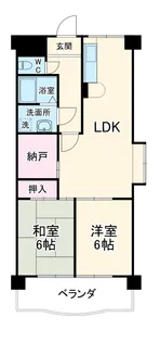 サンテラス福井【101号室】の間取り