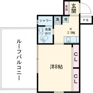 スカイコート学芸大学壱番館【5階】の間取り