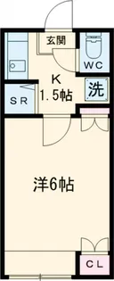 アービィカーネ自由が丘【102号室】の間取り