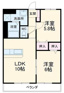 OTTI PLATZ【2階】の間取り