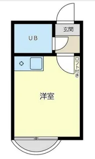 蓬莱コーポラス【202号室】の間取り