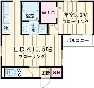 メゾン桜新町【2階】の間取り