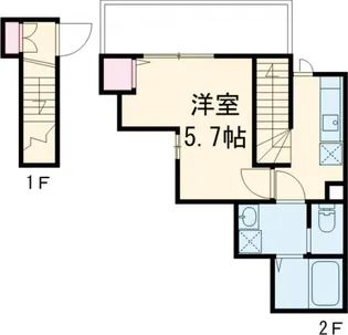 ソレイユ レザミ【201号室】の間取り