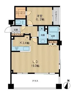 アーデン駒沢パークフロント【7階】の間取り