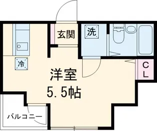 田村ハイツ【301号室】の間取り