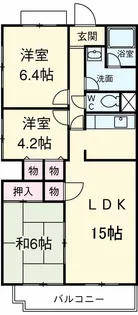 ルピナス静和【8階】の間取り