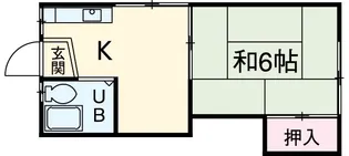 ハイツ福冨【2階】の間取り