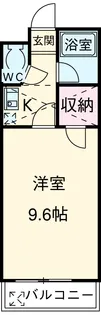 セザンヌ大岩【107号室】の間取り