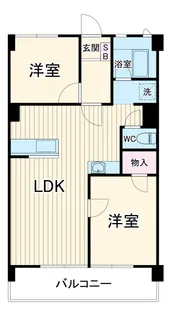 ユトリロ東幸【308号室】の間取り