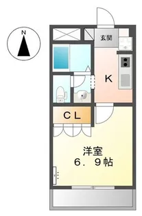 ソレイユⅢ番館【1階】の間取り