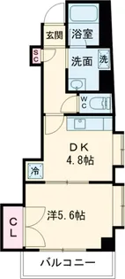 ハイツエスポアール【2階】の間取り