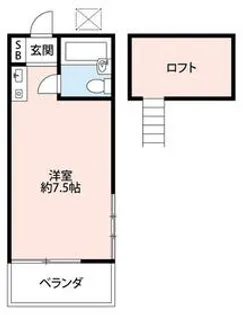 メゾン中尾第1A・B【1階】の間取り