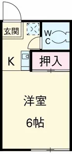 ROSE HOUSE【R号室】の間取り