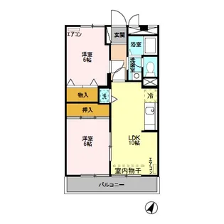 グローリアスハイツ【3階】の間取り