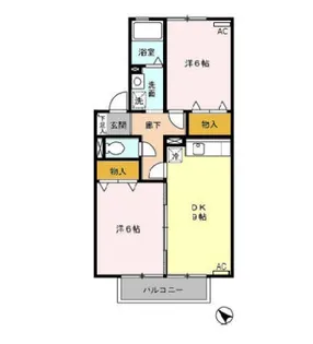 エム鷹丘【2階】の間取り