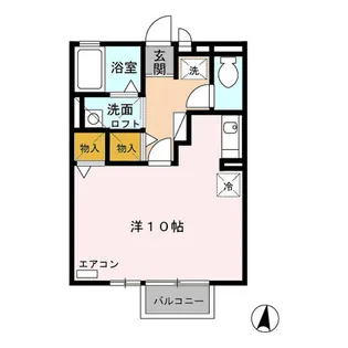 パーク柱【2階】の間取り