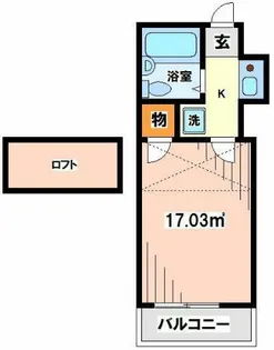 ドミール経堂【1階】の間取り