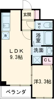 レスポワール伊都【2階】の間取り