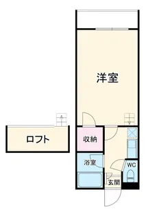セザンヌ下地【211号室】の間取り