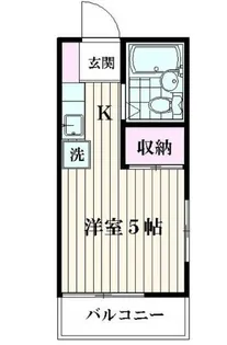セントラルハイツ【102号室】の間取り