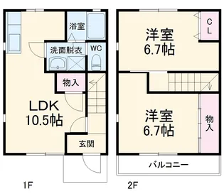 ルミエール A【5号室】の間取り