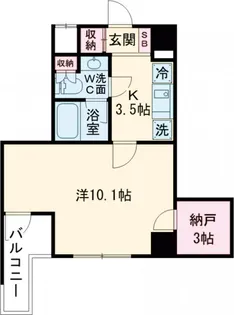 ユニフォート目黒中町【4階】の間取り