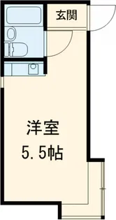 カーシュ上馬【203号室】の間取り