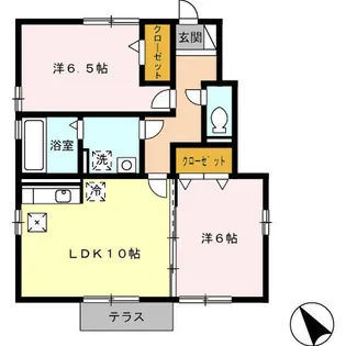 グラズヘイム【1階】の間取り