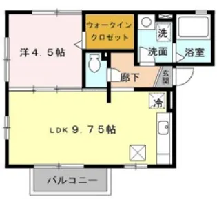 メゾン リヴェール【103号室】の間取り