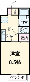 ラフォーレデュオ【4階】の間取り