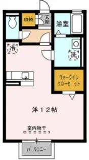 カーサ丸山【206号室】の間取り