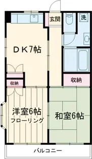 ホワイトパレスⅡ【3階】の間取り