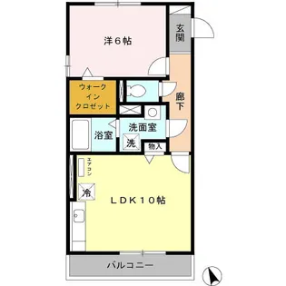 セジュールOTT’S庵【2階】の間取り