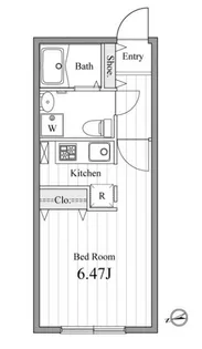 ZESTY松陰神社Ⅱ【3階】の間取り